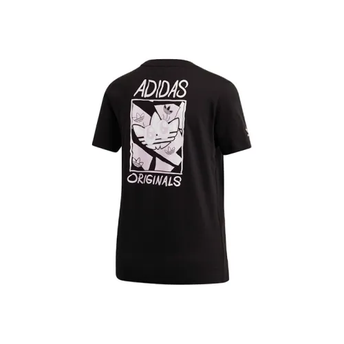 Adidas Originals Комплект с короткими рукавами T-рубашка Женская Черный