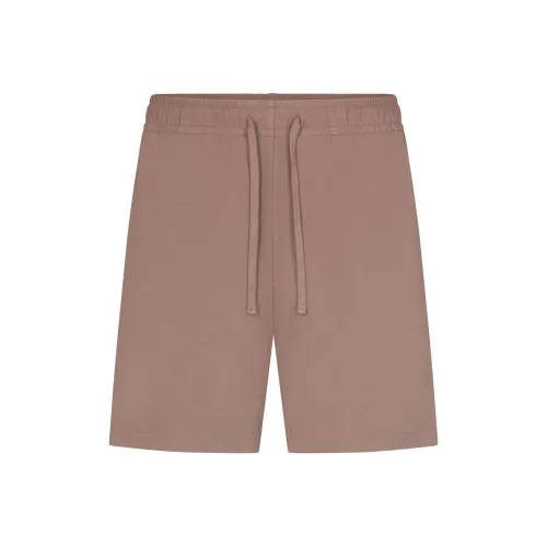 SKIMS Джерси Lounge MENS Relaxed Короткий Повседневные шорты Мужской Умбра Янтарный