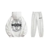 Комплект (Белая длинная рубашка с длинным рукавом + белые штаны)