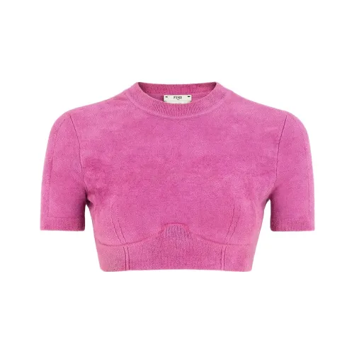 Fendi X Skims Collaboration Светло-фиолетовый Женские Короткие Топы