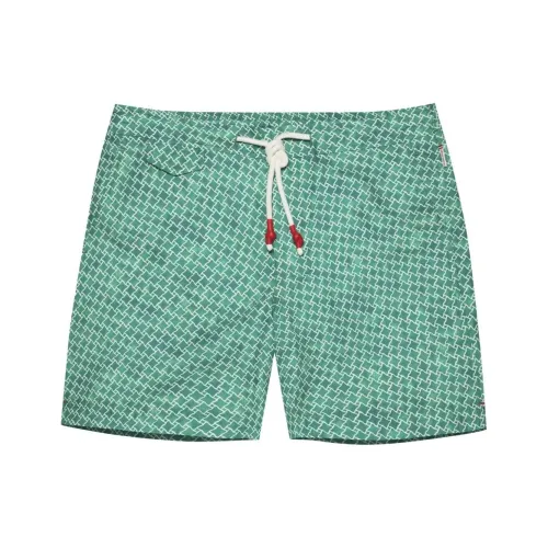 Orlebar Brown Зеленые Мужские Пляжные Шорты