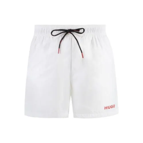 Hugo Boss Пляжные шорты Мужские Белые