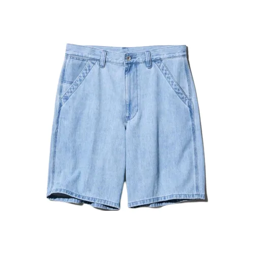UNIQLO Джинсовые шорты Унисекс Озерный Синий