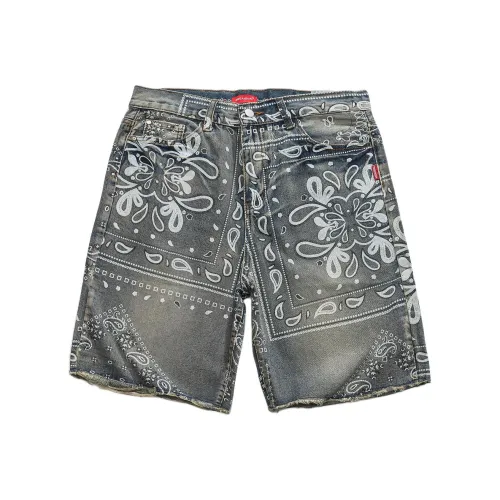 ME DA IGUAL Пейсли Мужские Джинсовые Шорты