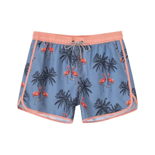 SURFCUZ Пляжные шорты Мужские Flamingo Кокосовая пальма