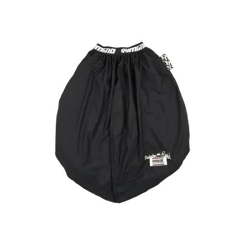 RRR 123 Черный Мужской Повседневный Короткий Юбка