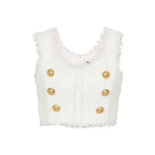 BALMAIN Белые Женские Майки