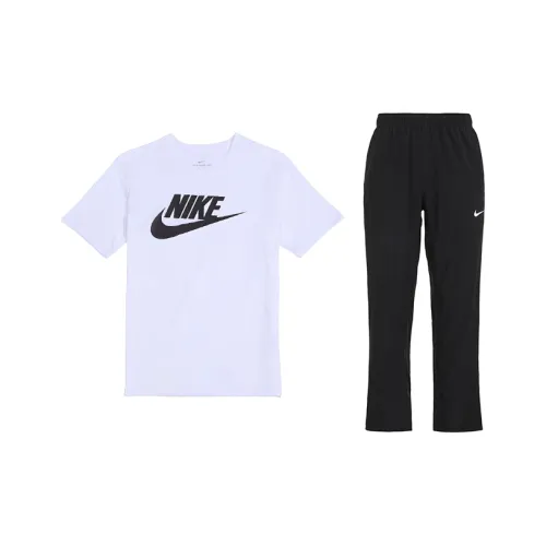 Nike Белый+Черный Мужская Повседневная Спортивная Одежда