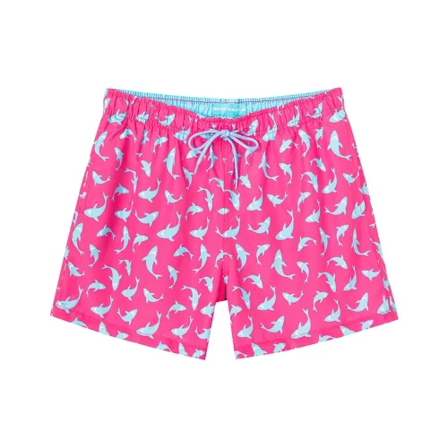 SURFCUZ Пляжные шорты Мужские Розовый Красный