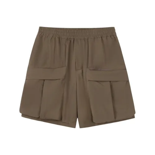 RESIMPLE Повседневные шорты унисекс темно-коричневый