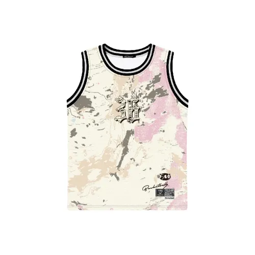 FireMonkey Баскетбольная Джерси Унисекс Бежево-Розовая
