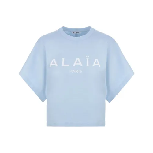 Alaia Светло-синие Женские Рубашки T