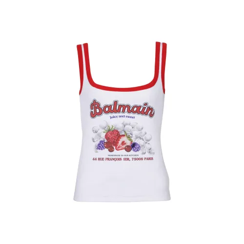 BALMAIN Белые Женские Майки