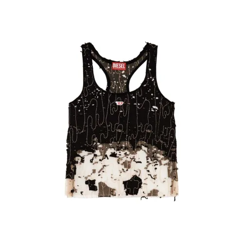 DIESEL Черные Женские Майки
