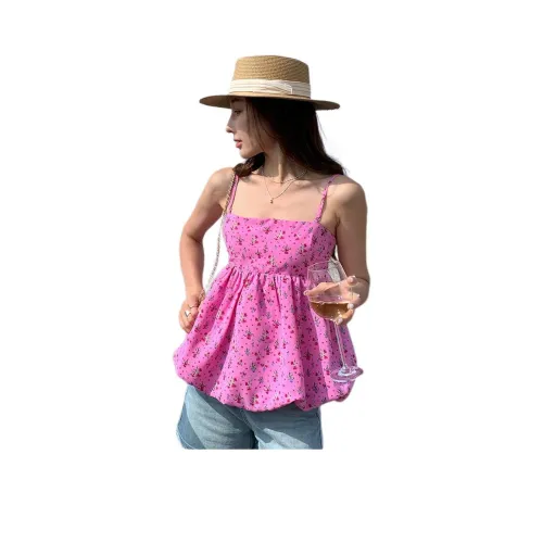 NANING9 Розовые Женские Майки