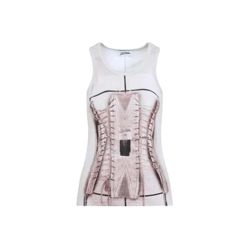 Jean Paul Gaultier Белые Женские Майки
