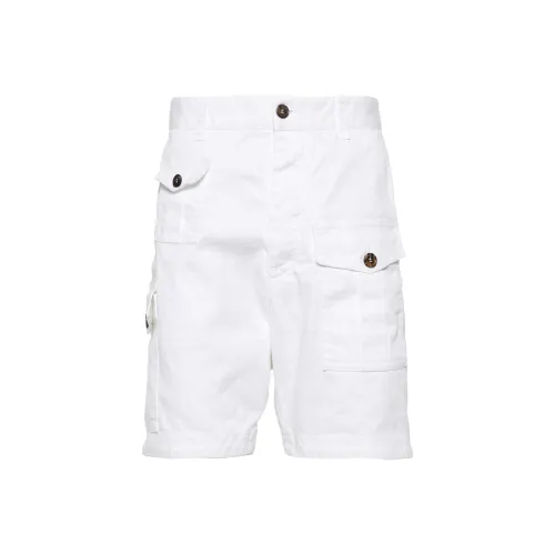 DSQUARED 2 Белые Унисекс Повседневные шорты