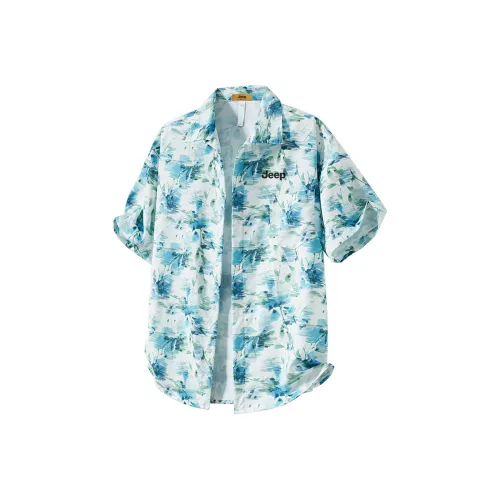 JEEP Sicily Синий Унисекс Рубашки