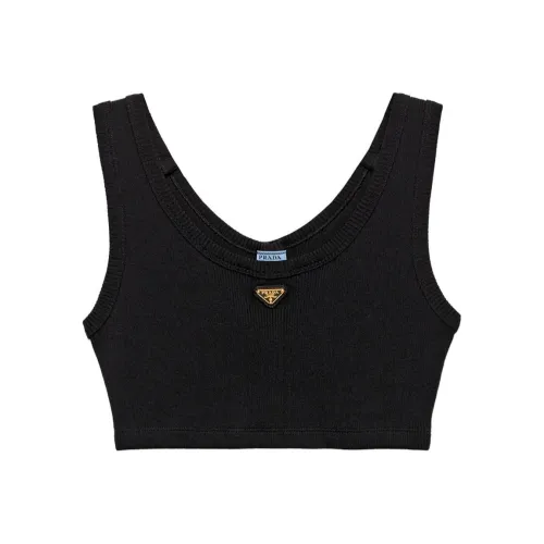 PRADA Черные Женские Майки
