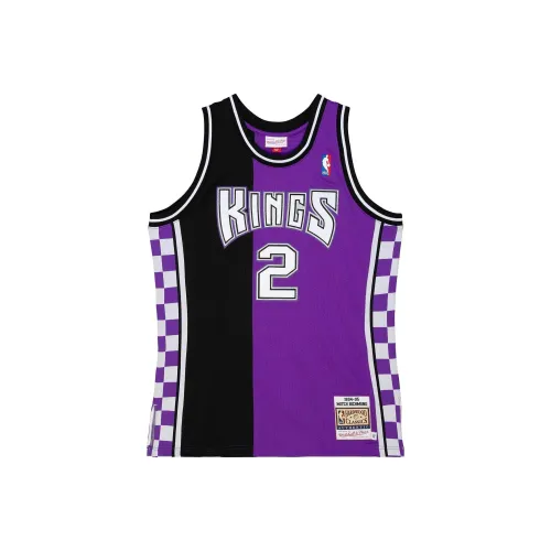 Mitchell Ness Фиолетовый Черный DUAL Комбо Унисекс Баскетбольная форма