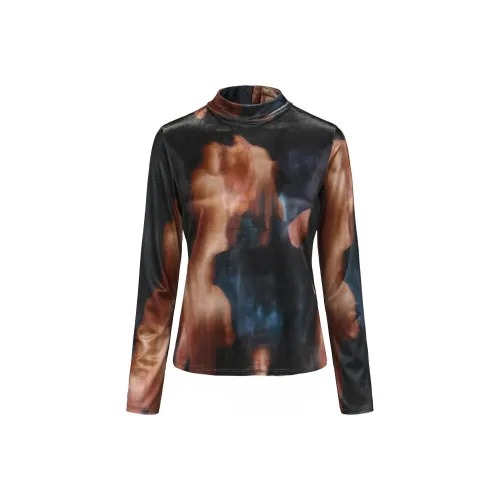 INITIAL Стандартная T-рубашка Женская Многоцветная