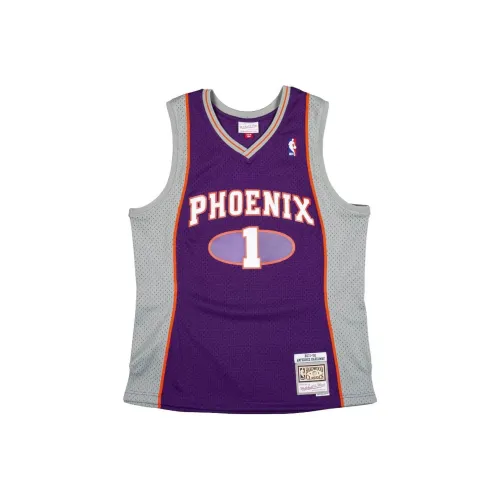 Mitchell Ness Фиолетовый Мужская баскетбольная футболка
