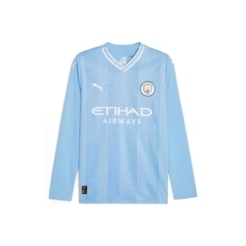 PUMA Коллекция домашних футбольных майок Manchester City Синий Мужской