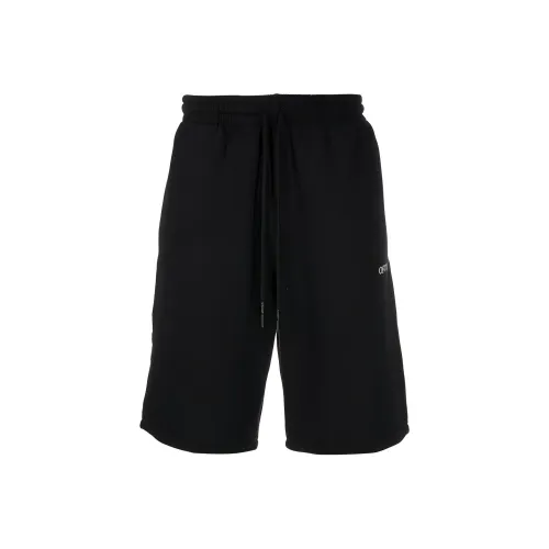 Off Белый FW22 Черный Мужские Спортивные Шорты