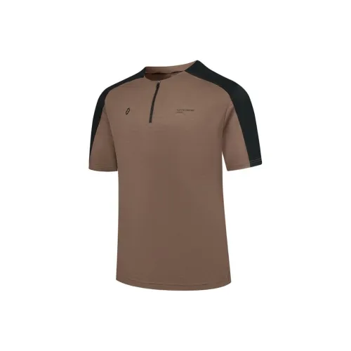 QIAODAN Sports Life Collection Рубашка Мужская Nomadic Коричневый Черный