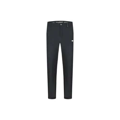 DESCENTE Golf FIELD BK Мужские спортивные брюки черного цвета