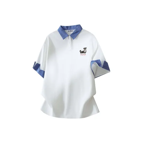 BRUMAIRE Поло Унисекс Белый