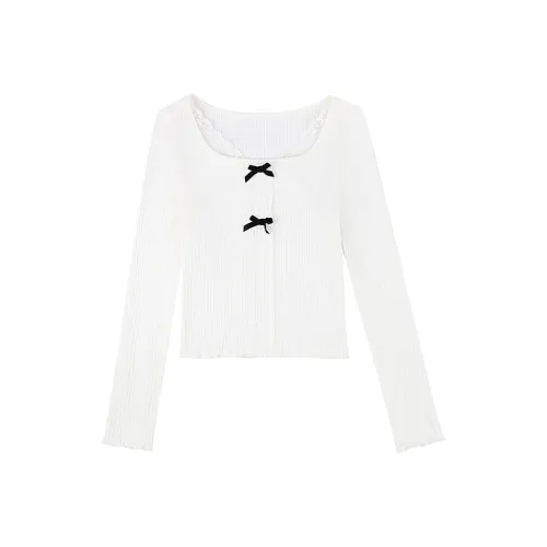 Geyini Белые Женские Футболки