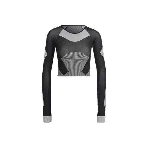 Adidas Серый Женские Короткие Топы