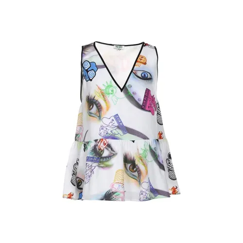 KENZO Белые Женские Футболки