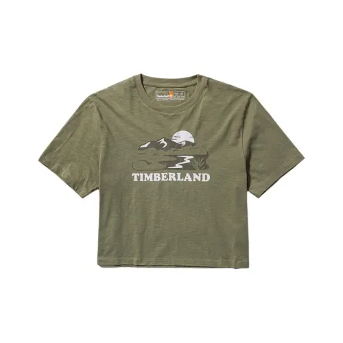 TIMBERLAND Кассель Зеленый Женские T Рубашки
