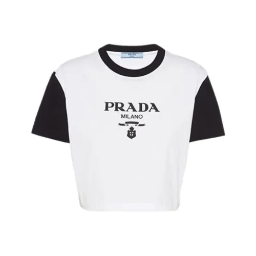 PRADA Белые Женские Футболки