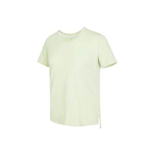 NIKE Светло-оливковый Зеленый-серый Женские Футболки