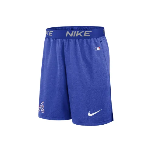 nike Atlanta Braves Городской Connect Practice Спортивные шорты Мужской Синий