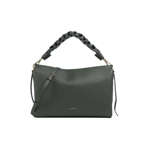 COCCINELLE Boheme Коровья кожа крупнозернистая Сумка через плечо Сумка на плечо Женская Темно-зеленая