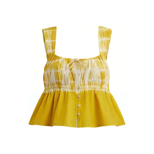 COACH SS24 Майка Женская Желтая