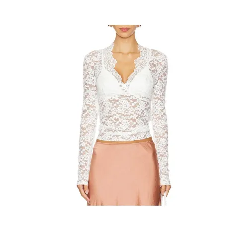 FREE PEOPLE T-рубашка женская цвет слоновая кость