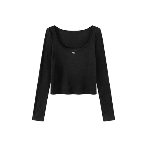 CHUU Черные Женские T-рубашки