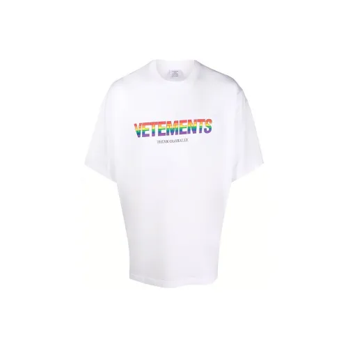 Vetements Белые Женские Футболки