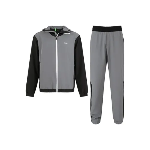 Hugo Boss SS24 Повседневная Спортивная Одежда Мужская Серого Цвета