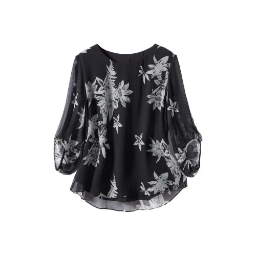 JINJU Черные Женские Футболки