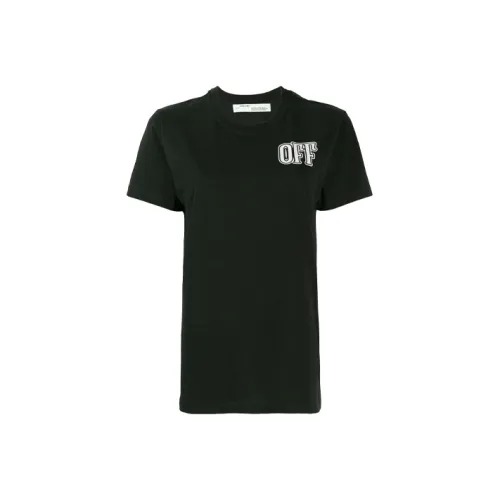 Off Белый FW20 Черный Женские Т-рубашки