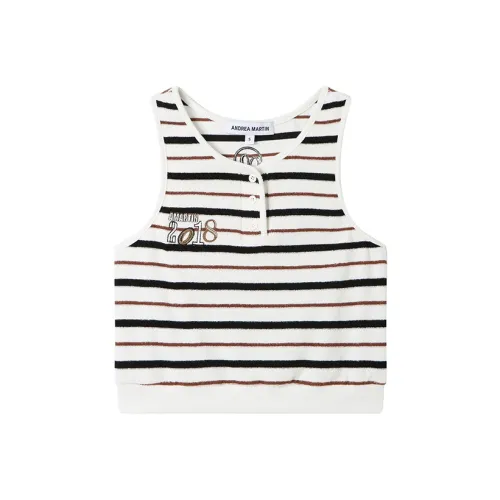 ANDREA MARTIN Майка Женская Белая