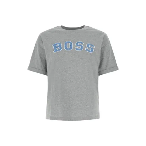 Hugo Boss FW21 T Рубашка Женская Серого цвета