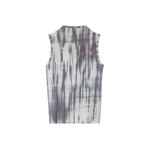 COS x TABATA SHIBORI Майка Женская Бежевая Синяя