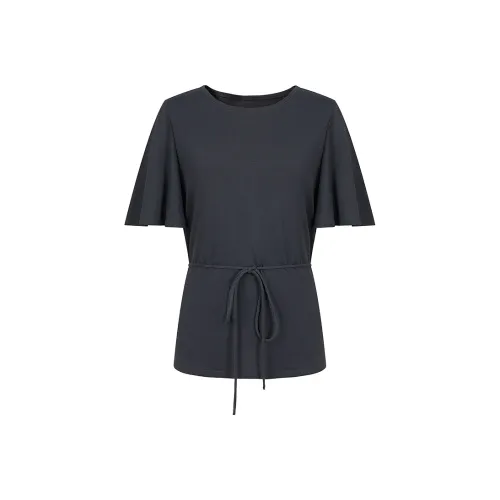 JZ. ANNAKRO T Рубашка Женская Темно-Серый